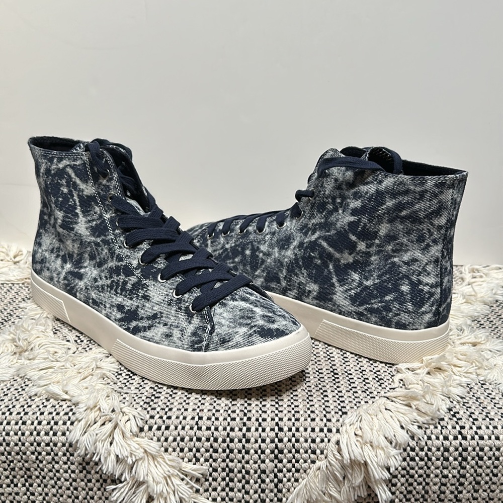 SUN + STONE Mesa Tie Dye Lace-Up High Top Sneakers